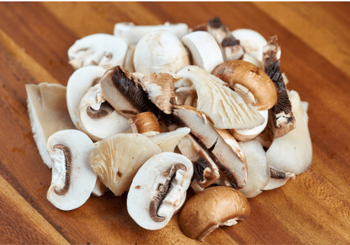 Mushrooms a sustainable source of nutrition variety on a chopping block