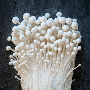 enoki mushrooms