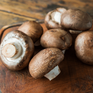 button mushroom portobello mushroom cremini muhsroom